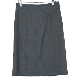 H&M | Gray mild stretch lined A-line skirt size small